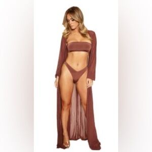 Naked Wardrobe Lux Life swim coverup